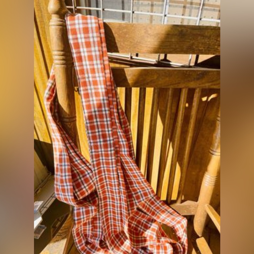 *Fall Orange Plaid Ribbon - Picture 6 of 10